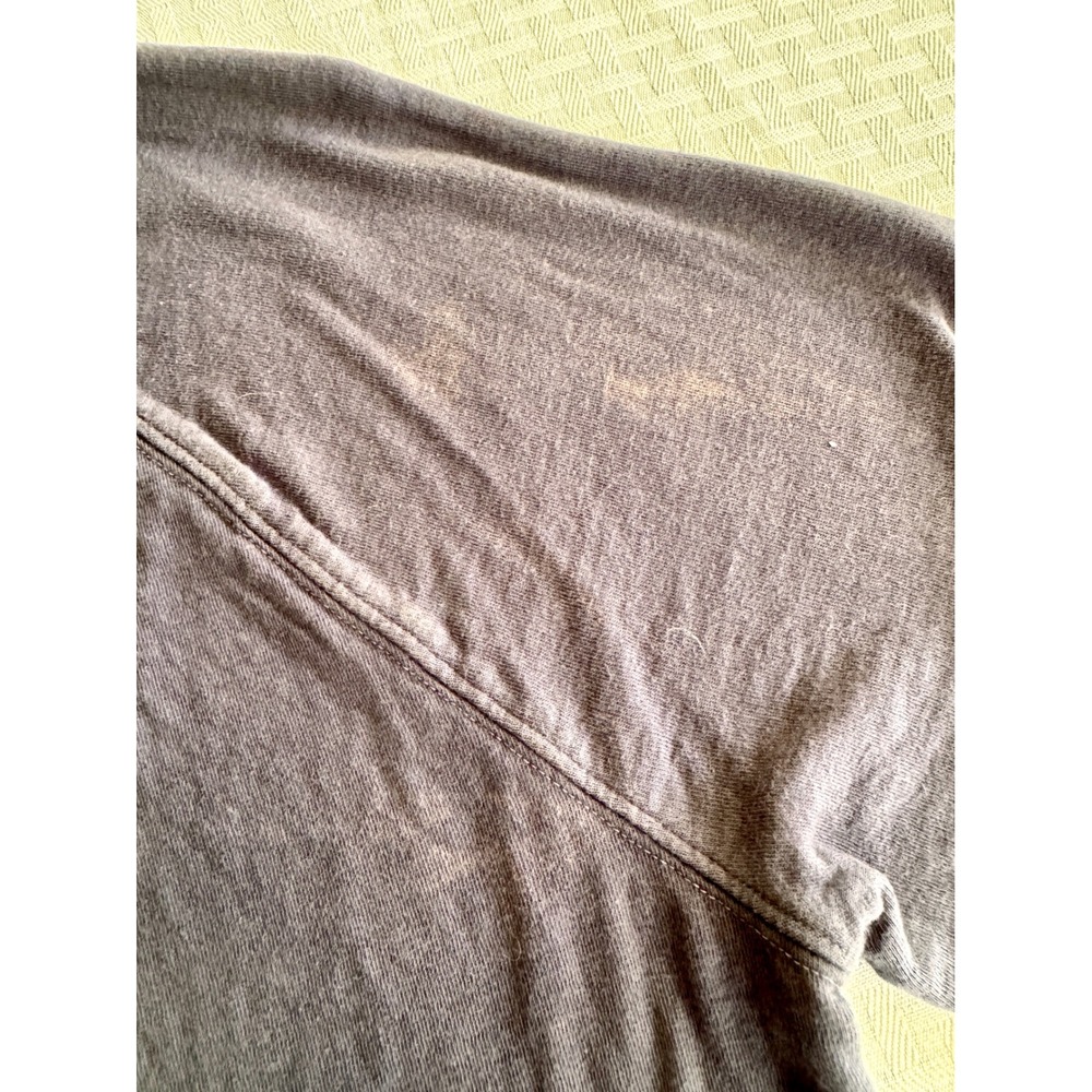 Athleta Dip Dye Sweatshirt Purple Grey Ombre Raglan Pullover Small RN 54023 - Picture 8 of 13
